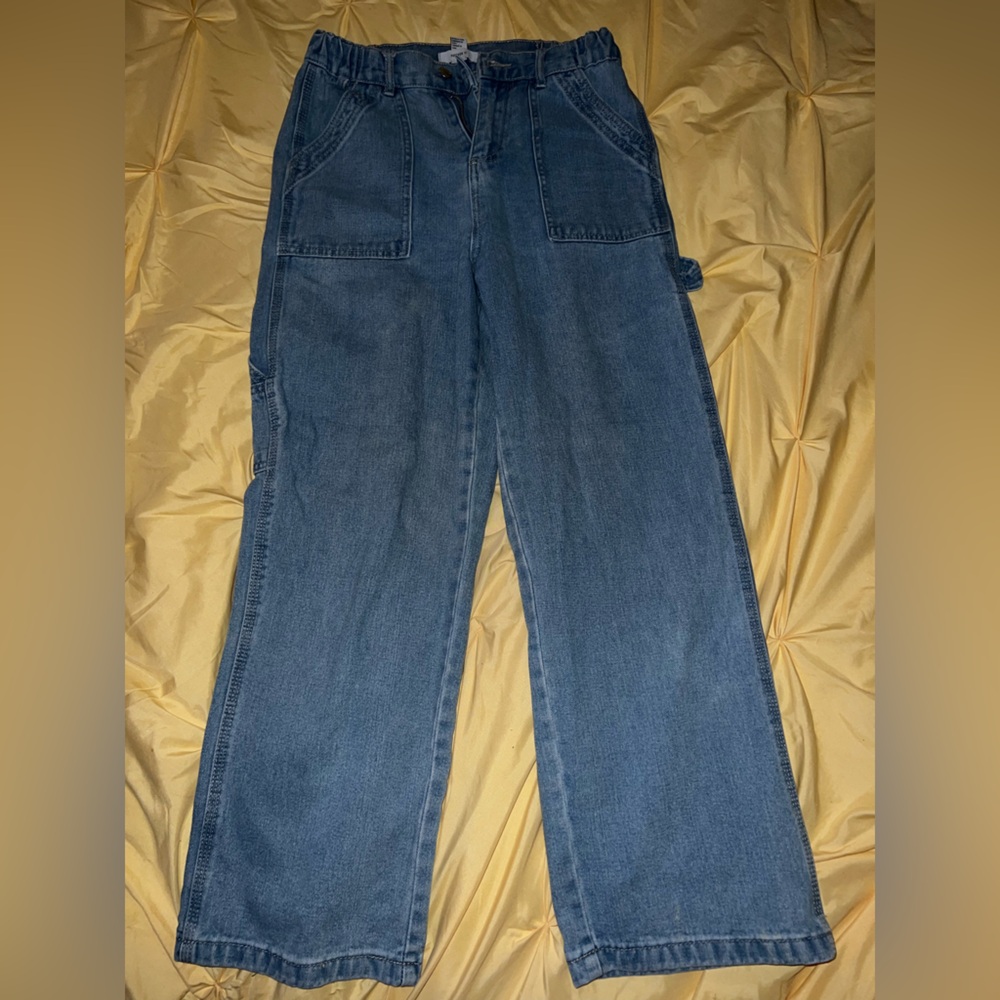 Woman Blue Jeans